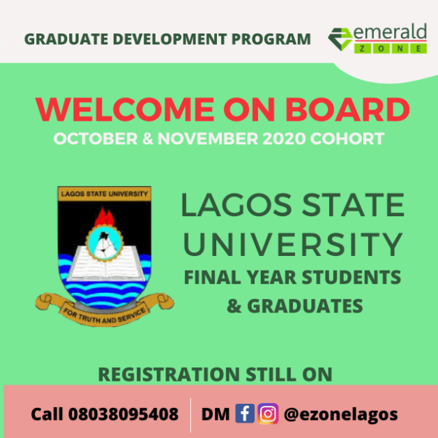 Graduate development programme registered by LASU students